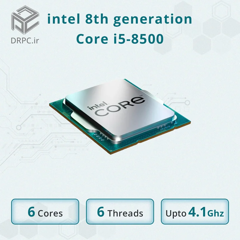 پردازنده کارکرده اینتل نسل 8 مدل Core i5-8500