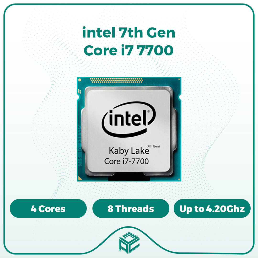 پردازنده اینتل کارکرده نسل 7 مدل Core i7-7700