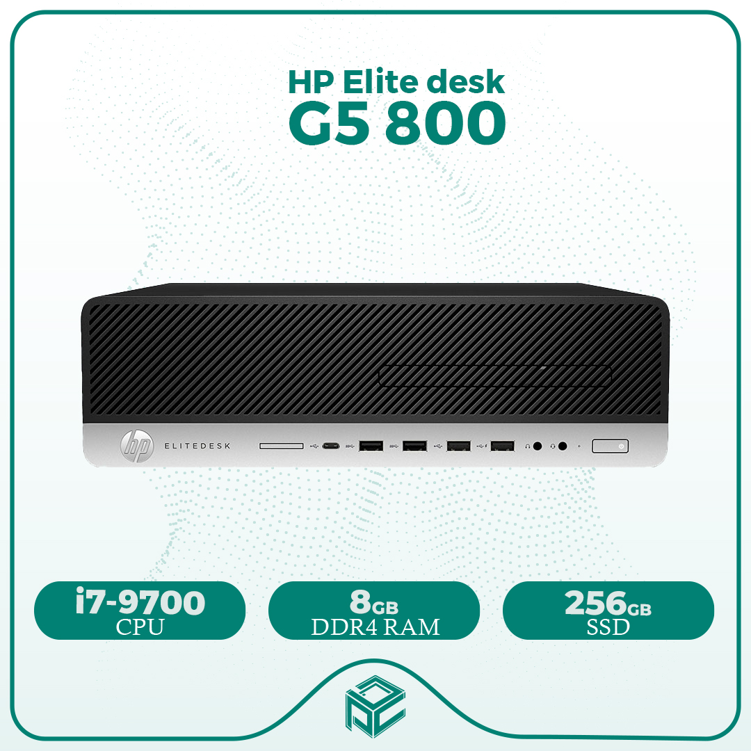 مینی کیس استوک اچ پی HP EliteDesk G5 800 - Cpu i7 9700 + Ram 8GB DDR4 + SSD 256GB