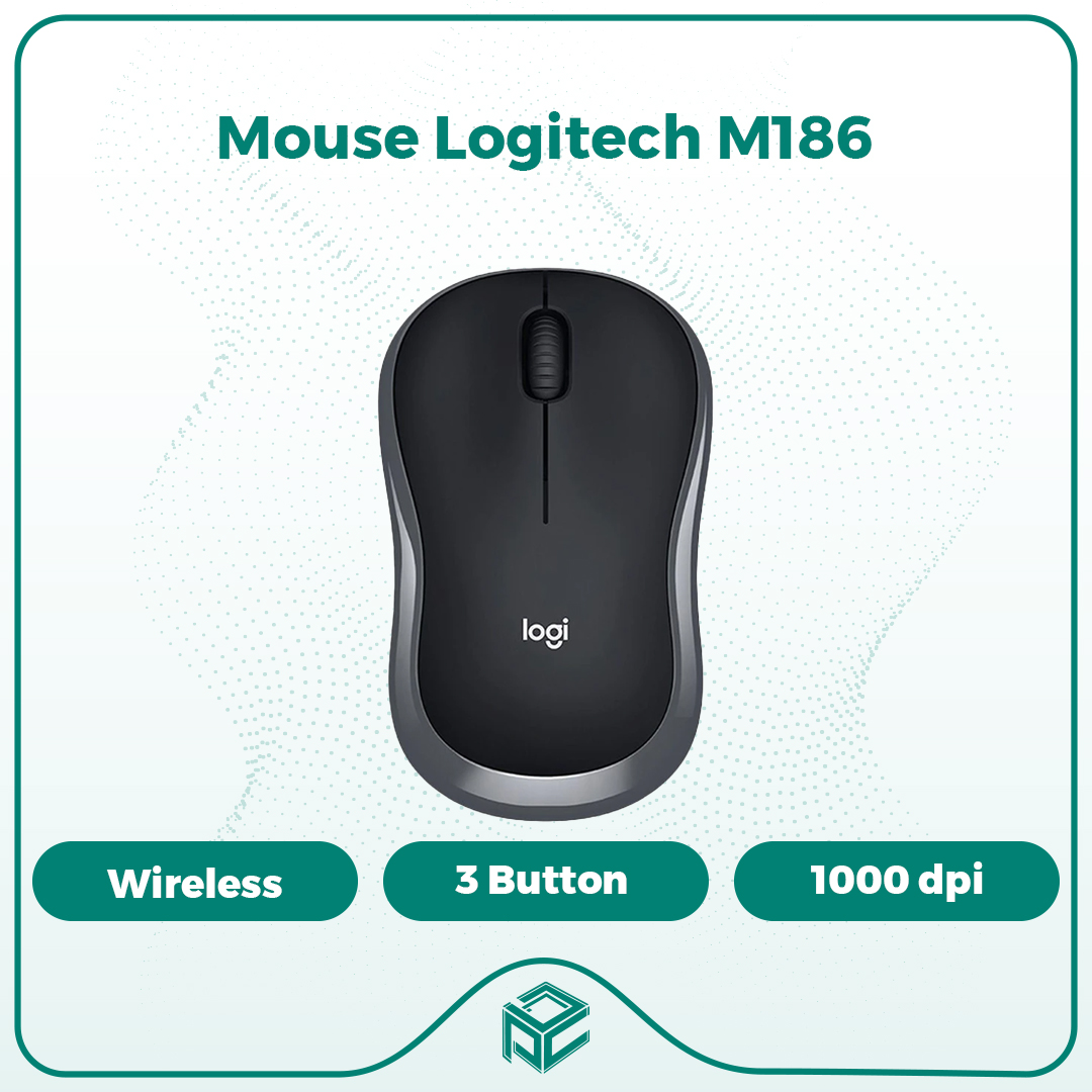 موس بی سیم لاجیتک Mouse Logitech M186