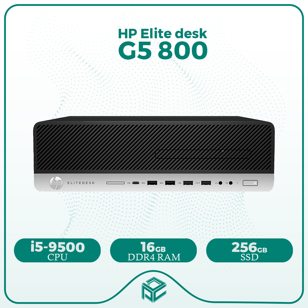 مینی کیس استوک اچ پی HP EliteDesk G5 800 - Cpu i5 9500 + Ram 16GB DDR4 + SSD 256GB