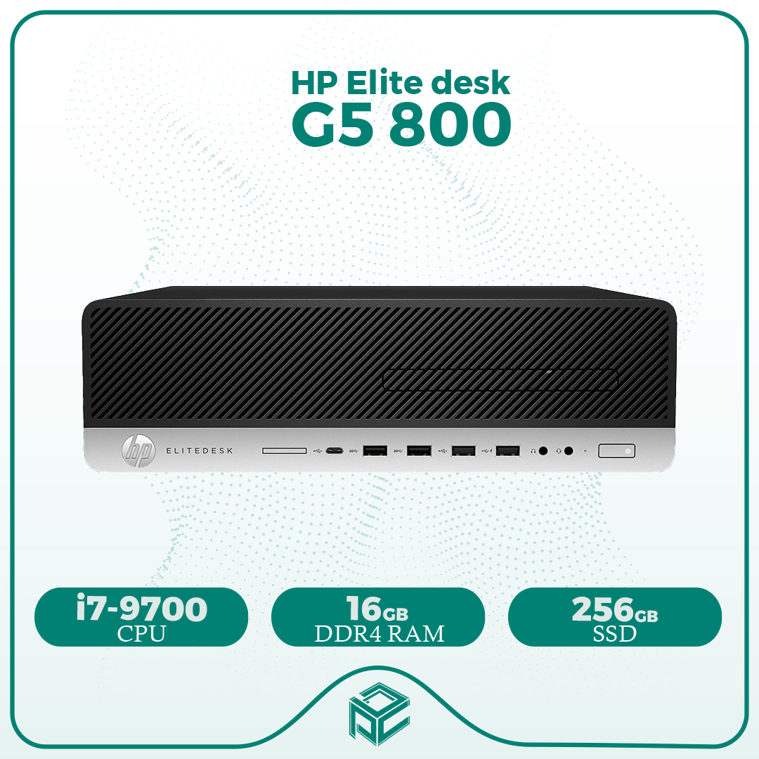 مینی کیس استوک اچ پی HP EliteDesk G5 800 - Cpu i7 9700 + Ram 16GB DDR4 + SSD 256GB