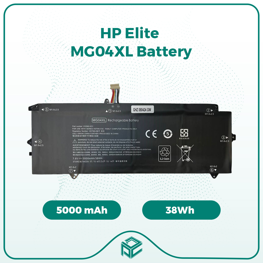 باتری لپ تاپ اچ پی HP MG04XL های کپی 4 سلولی - Li-ion با ظرفیت 5000mAh - 38Wh